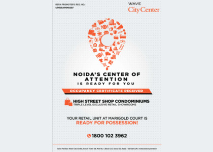 Occupancy Certificate for Wave City Center
